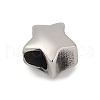 304 Stainless Steel European Beads STAS-G350-08P-2