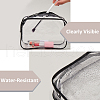 CRASPIRE 3Pcs Transparent PVC Cosmetic Zipper Pouches AJEW-CP0008-72-6