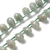 Natural Amazonite Beads Strands G-H297-B07-01-1