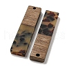Resin and Walnut Wooden Pendants FIND-B042-20B-2