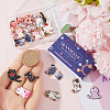 SUNNYCLUE 24Pcs 12 Styles Alloy Enamel Pendants ENAM-SC0005-36-3