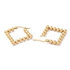304 Stainless Steel Hoop Earrings EJEW-M221-11G-2