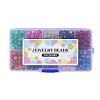 10 Colors Round Transparent Crackle Glass Beads CCG-YW0001-B-6