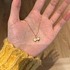 Bowknot 925 Sterling Silver Pendant Necklaces for Women NJEW-F338-04G-1