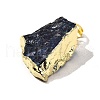 Raw Rough Natural Dyed Quartz Crystal Pendants G-G895-05LG-06-2