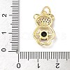 Brass Micro Pave Cubic Zirconia Pendants KK-Q068-04C-3