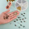 120Pcs 6 Colors Brass Clip-on Earring Findings KK-CJ0001-60-4