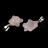 Natural Rose Quartz Pendants G-F758-A05-P-2