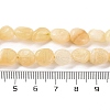 Natural Yellow Jade Beads Strands G-G146-A20-01-5