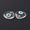 Handmade Lampwork Evil Eye Pendants LAMP-E106-01C-3