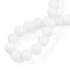 Opaque Solid Color Glass Beads Strands X-GLAA-T032-P8mm-02-4