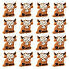 DICOSMETIC 16Pcs Yak Food Grade Eco-Friendly Silicone Beads SIL-DC0001-72-1
