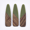 Resin & Walnut Wood Big Pendants X-RESI-S358-98A-1