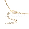 3Pcs 3 Styles 304 Stainless Steel Empty Macrame Pouch Pendant Singapore Chain Necklace Making NJEW-JN05283-9