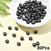 Opaque Acrylic Horizontal Hole Beads SACR-YW0001-70C-1