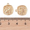 Brass Pendants with Clear Glass KK-N254-61G-3