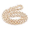 Electroplate Triangle Glass Beads Strands EGLA-A036-11A-PL04-2