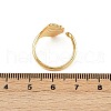 Brass Adjustable Cuff Rings for Women RJEW-B132-01B-P-5