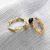 304 Stainless Steel Adjustable Open Cuff Rings RJEW-A071-10G-3
