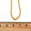 Brass Sterling Silver Chains Necklaces for Women NJEW-D302-25G-5