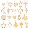 Unicraftale 304 Stainless Steel Pendants STAS-UN0006-92G-7