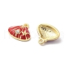 Alloy Enamel Charms FIND-U033-05G-2