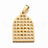 Ion Plating(IP) 304 Stainless Steel Pendants STAS-F143-08G-2