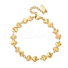 304 Stainless Steel Link Bracelets for Women BJEW-Z125-03G-02-2