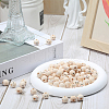 Gorgecraft 150Pcs 3 Styles Printed Wood Beads WOOD-GF0001-98-4