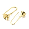 Rack Plating Brass Earring Hooks KK-F839-030B-G-2