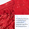 Polyester with Glitter Waist Belt with Curb Chains AJEW-WH0166-70B-6