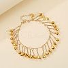 Alloy Bell Tassel Anklets for Women FS-WG27491-01-1