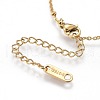 304 Stainless Steel Pendant Necklaces NJEW-K120-04G-4