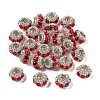 Resin Rhinestone Rondelle Beads OACR-S048-02A-2