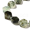 Natural Prehnite Beads Strands G-P534-A01-02-4