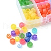 184Pcs 8 Colors Transparent Plastic Beads KY-YW0001-52-2