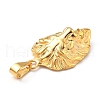 PVD Vacuum Plating 304 Stainless Steel Pendants STAS-D182-07G-3