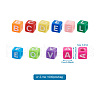 Mixed Color Acrylic Enamel Beads SACR-TA0001-08-7
