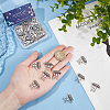 SUNNYCLUE 50Pcs Tibetan Style Alloy Pendants TIBEP-SC0002-91-3
