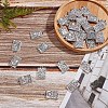 SUNNYCLUE 36pcs 6 style Tibetan Style Alloy Pendants FIND-SC0003-55-4