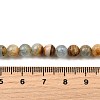 Natural Blue Calcite Beads Strands G-H312-C02-6mm-5