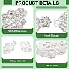 BENECREAT 2Sets Alloy Interlocking Clasps FIND-BC0013-45B-4