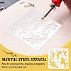 Stainless Steel Cutting Dies Stencils DIY-WH0279-042-5
