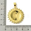 Brass Micro Pave Clear Cubic Zirconia Pendants KK-H472-46B-G-3