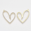Alloy Rhinestone Pendants PALLOY-T071-034-2