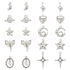 CHGCRAFT 20Pcs 10 Style Alloy Pendants FIND-CA0006-46-1