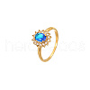 Cubic Zirconia Oval Finger Ring RB6743-2-1