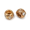 Brass Rhinestone Beads KK-U071-02A-01KCG-2
