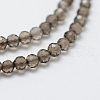 Natural Smoky Quartz Beads Strands G-D840-09-4mm-2