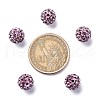 DIY Polymer Clay Grade A Rhinestone Pave Disco Ball Beads X-RB-H258-10MM-212-3